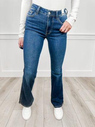 Judy Blue Lyla Mid Rise Bootcut Dark Wash Jeans