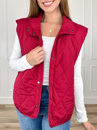 Just Double Checking Lightweight Avery Mae Vest - Multiple Colors