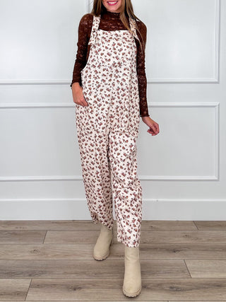 Don't Forget to Write Cotton Cream Avery Mae Overalls