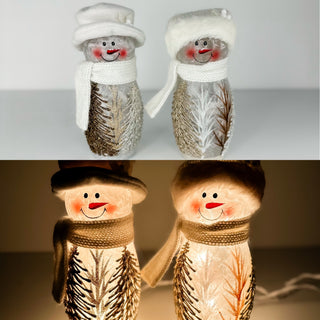 A Wonderful Winter Glass Light Up Decor - 2 options!