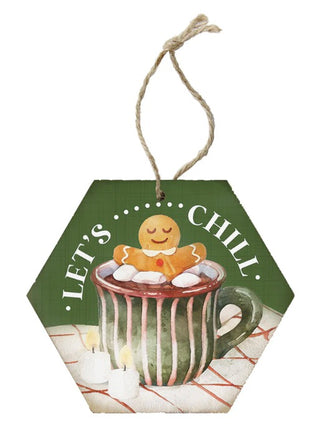 Christmas Vibes Wood Ornament - 5 options!