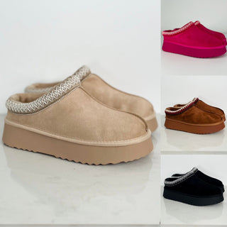 MIA Kinda My Thing Faux Suede Platform Slip Ons - 4 colors!