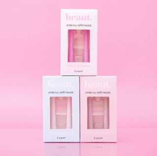 PRE-ORDER BEAUT refill brush heads smile luv toothbrush