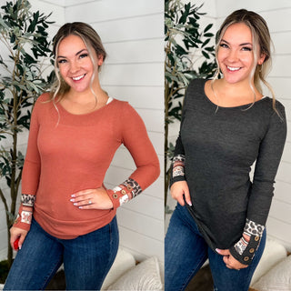 No Time to Waste Long Sleeve Avery Mae Top - 2 colors!