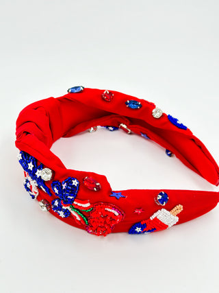 Miss Americana Beaded Headband