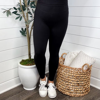 Bending Over Backwards High Rise Black Avery Mae Leggings