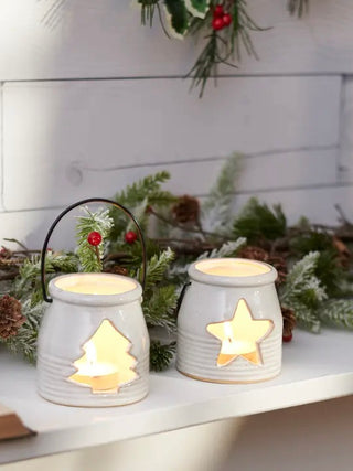 Cozy Light Ceramic Lantern - 2 options!