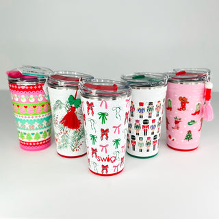 Swig Christmas Partying 24 oz Tumbler - 5 options!