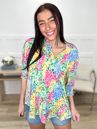 Dear Scarlett That's the Way Wrinkle-Free 3/4 Sleeve Top