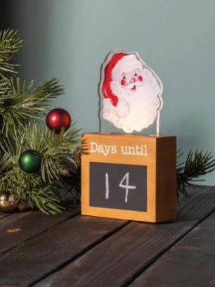 Countdown the Days LED Light Up Acrylic Decor Set