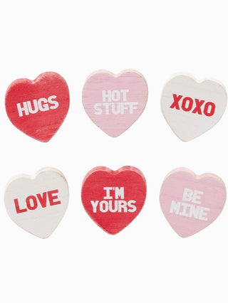 Sweetheart Sayings Wood Shapes - 6 piece set!
