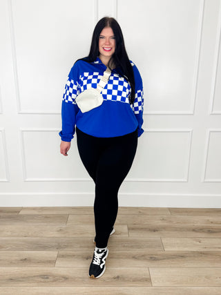 Check the Energy Cotton Blend Long Sleeve Avery Mae 1/4 Zip Pullover Top - Multiple Colors