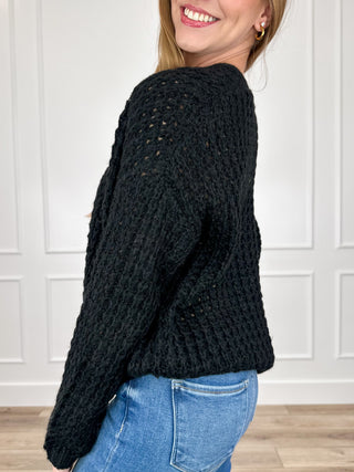 Everywhere I Look Knit Long Sleeve Avery Mae Cardigan - Multiple Colors