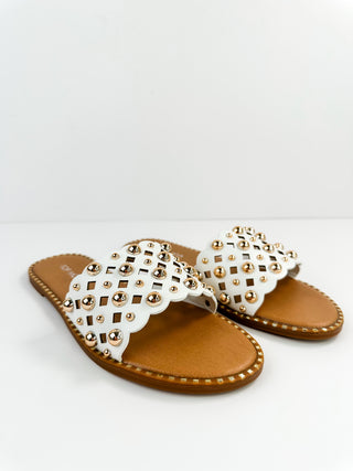 Happy Girl Era Faux Leather Sandals - Multiple Colors