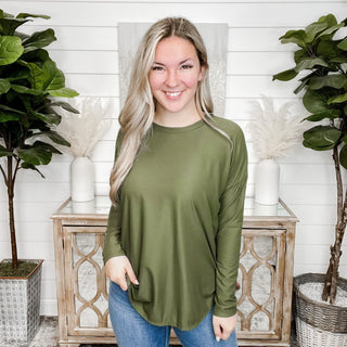 Adding Positivity Ribbed Long Sleeve Top - 9 colors!