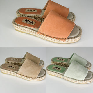 MIA Slip Into Style Suede Sandals - 3 colors!