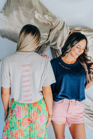 PRE-ORDERSB Aim To Be Pretty Navy Tee