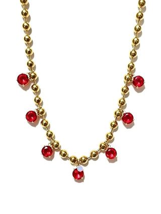 Soft Seduction Gold Necklace - Multiple Colors