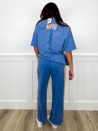 Meadow Sky High-Rise Blue Avery Mae Bottoms