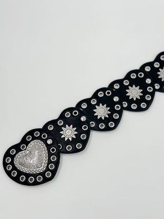 Extra Bling Faux Leather Belt - 5 colors!