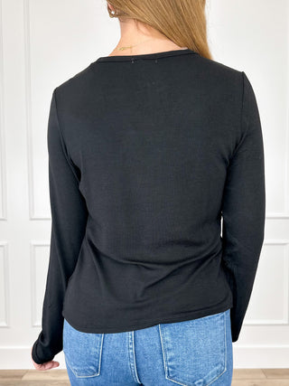 Everything is Possible Lightweight Long Sleeve Avery Mae Button Up Top - Multiple Colors