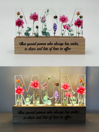 Special Mom Light Up Shelf Sitter