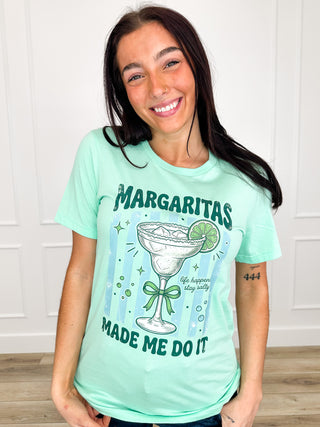 Life Happens Stay Salty Cotton Short Sleeve Mint Avery Mae Graphic Tee Shirt (Bella+Canvas)