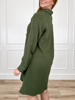 Dear Scarlett Why Didn't You Stay Cotton Dress - Multiple Colors