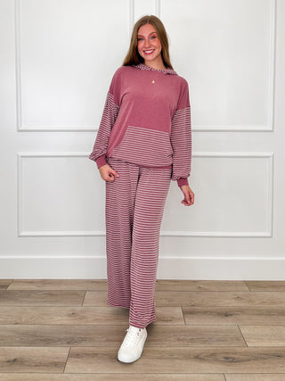I Honestly Can't Relate Knit Long Sleeve Avery Mae Hooded Top - Multiple Colors