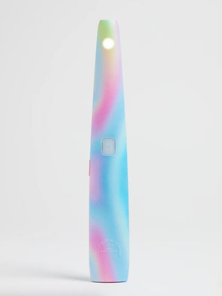 Watercolor rechargeable lighter with square control button