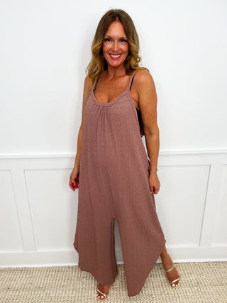 Been Here Before Lightweight Avery Mae Jumpsuit - 2 colors!