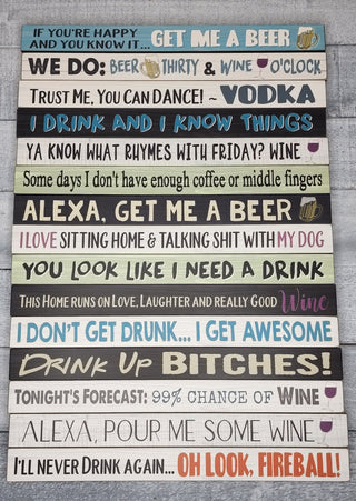 Adult Funnies Tabletop Sign - 15 options!