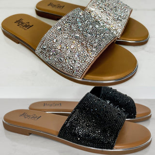 Corky Kinda My Thing Rhinestone Sandals - 2 colors!