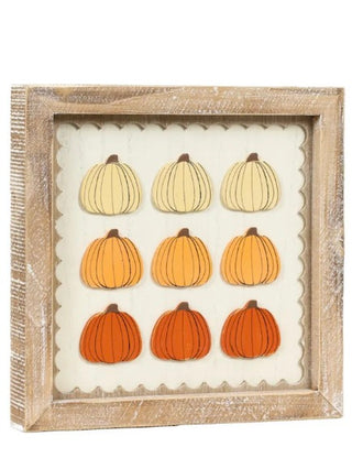 Spooky Cute Pumpkins Reversible Sign