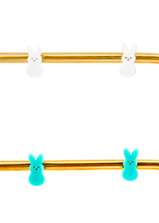 Life Love & Peeps Acrylic Stud Earrings - Multiple Colors