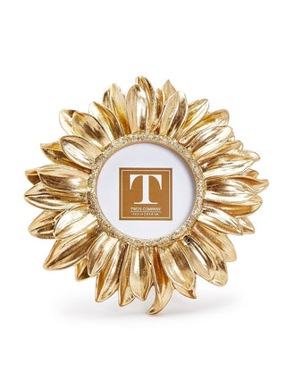 Golden Glow Resin Picture Frame