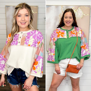 Easel in Your Way Cotton Short Sleeve Top - 2 colors!