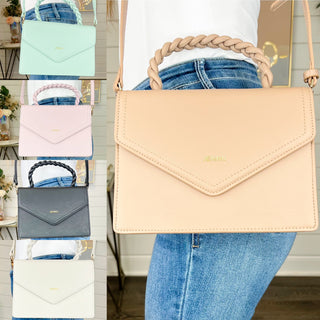 Faking it Braided Faux Leather Crossbody Bag - 5 colors!