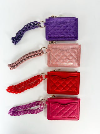 Starting Over Quilted Faux Leather Wristlet Wallet - 7 colors!