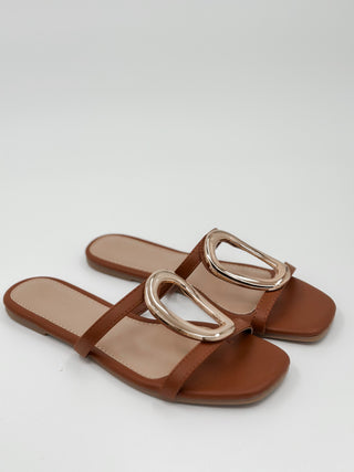 Keep it Entertaining Faux Leather Sandals - 4 colors!