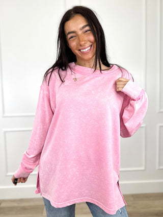 Time is of the Essence Cotton Blend Long Sleeve Avery Mae Top - Multiple Colors