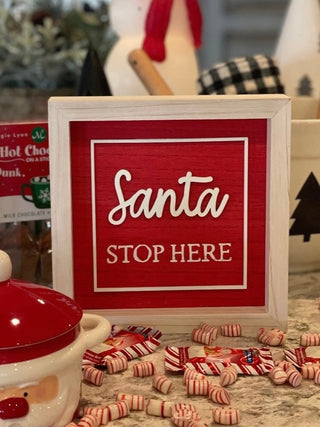 Holiday Shift Reversible Wood Sign
