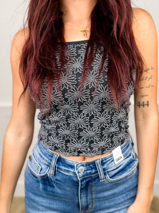 Basic Works Every Time Avery Mae Padded Cropped Tank Top - 3 colors!