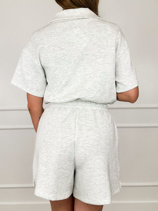 Trust the Process Lightweight Short Sleeve Avery Mae Romper - Multiple Colors