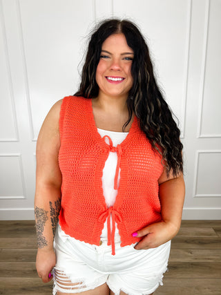 Be Kind to Yourself Knit Cotton Blend Avery Mae Sweater Vest
