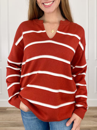 Zenana Nothing Can Stop Me Knit Long Sleeve Sweater Top - Multiple Colors