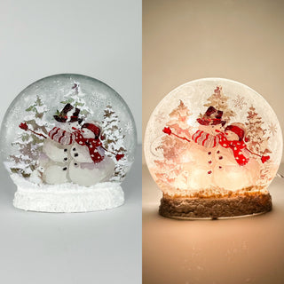 Snowman Love Light Up Shelf Sitter