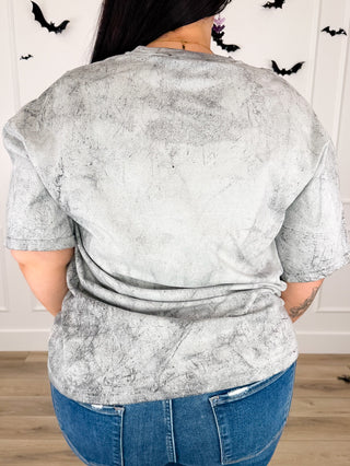 Pre Coffee Nightmare Cotton Short Sleeve Grey Avery Mae Graphic Tee Shirt (Comfort Colors)