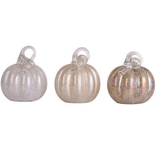 Iridescent Glass Pumpkin - 3 colors!