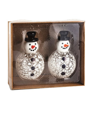 Winter Wonderland Glass Salt & Pepper Shaker Set - 2 options!